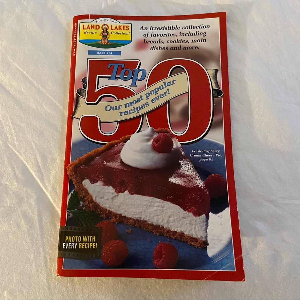 RARE Vintage Land O Lakes soft Cover Cookbook